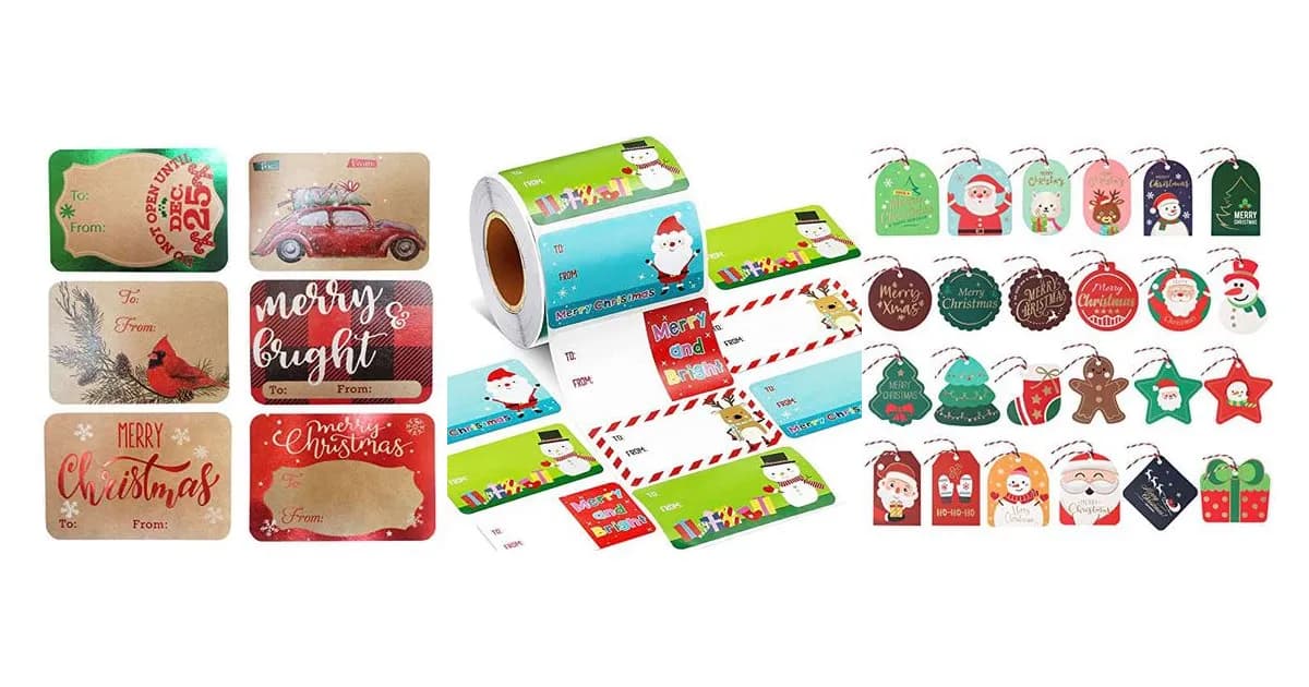 Imagen que representa la página del producto Etiquetas Para Regalos De Navidad dentro de la categoría festividades.