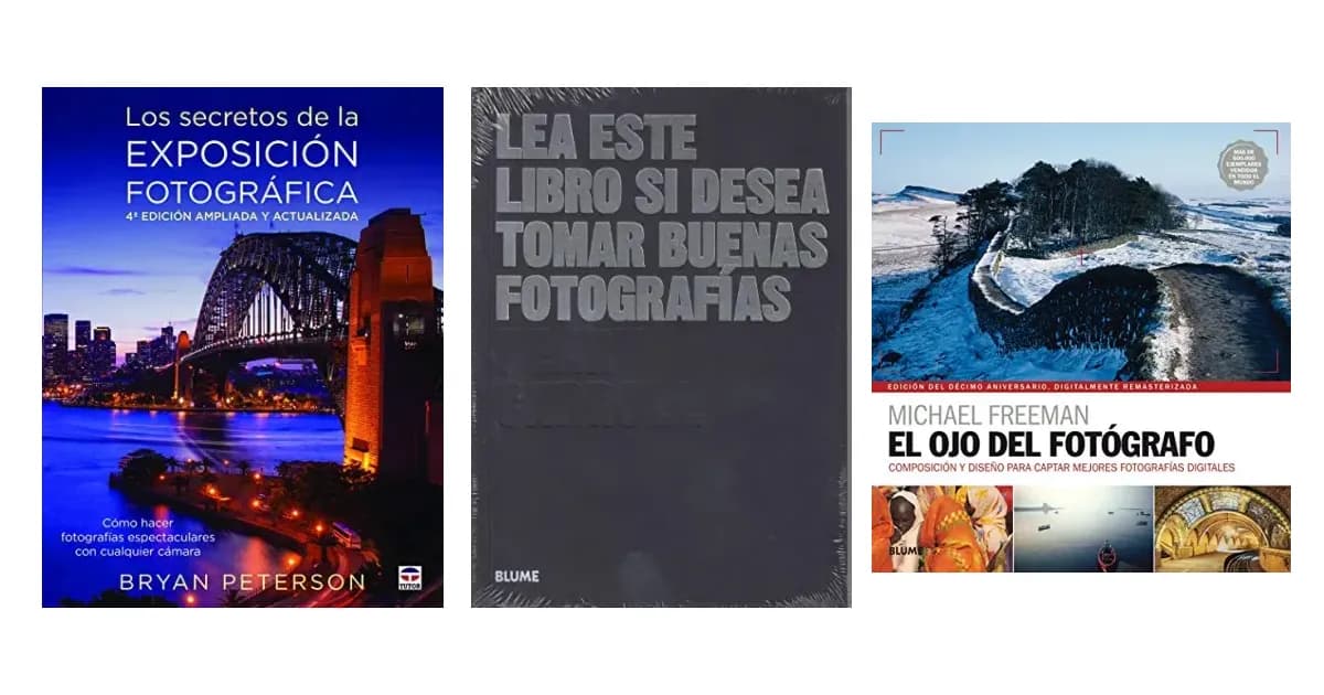 Imagen que representa la página del producto Mejores Libros De Fotografía dentro de la categoría libros.