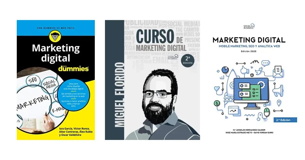 Imagen que representa la página del producto Mejores Libros De Marketing Digital dentro de la categoría libros.
