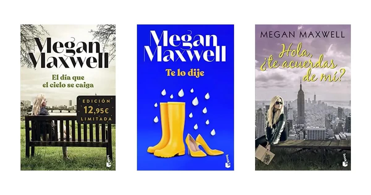 Imagen que representa la página del producto Mejores Libros De Megan Maxwell dentro de la categoría libros.