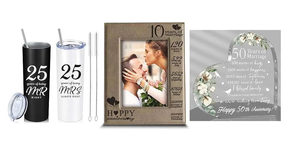 Imagen que representa la página del producto Regalos Para 25 Años De Casados dentro de la categoría celebraciones.