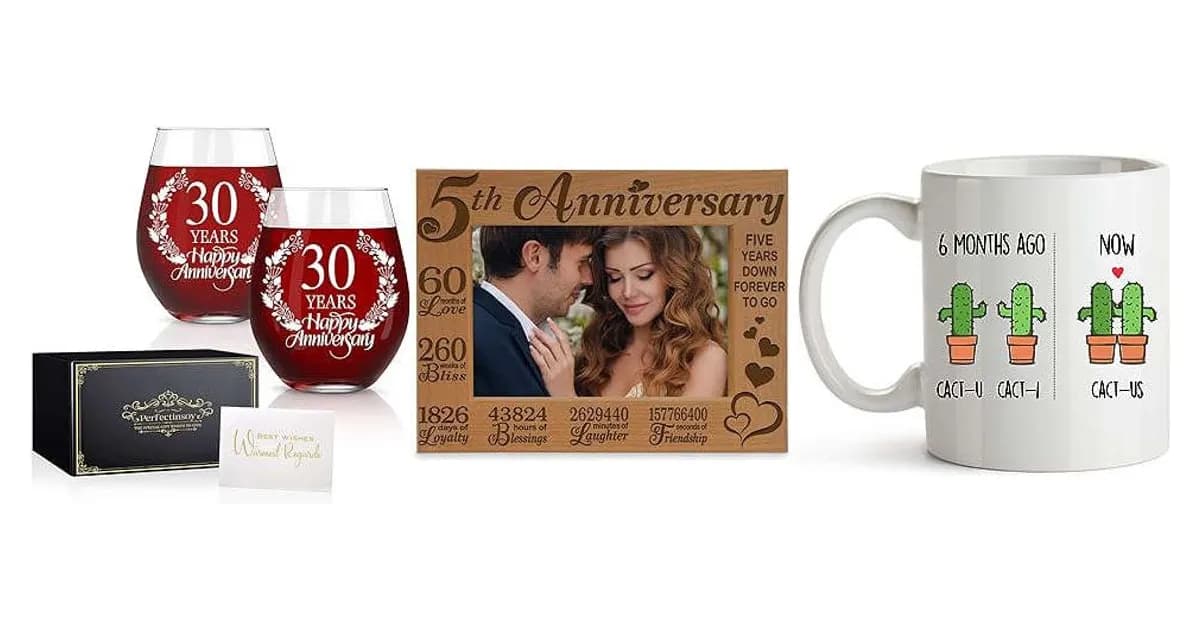 Image that represents the product page 5 Month Anniversary Gifts inside the category occasions.