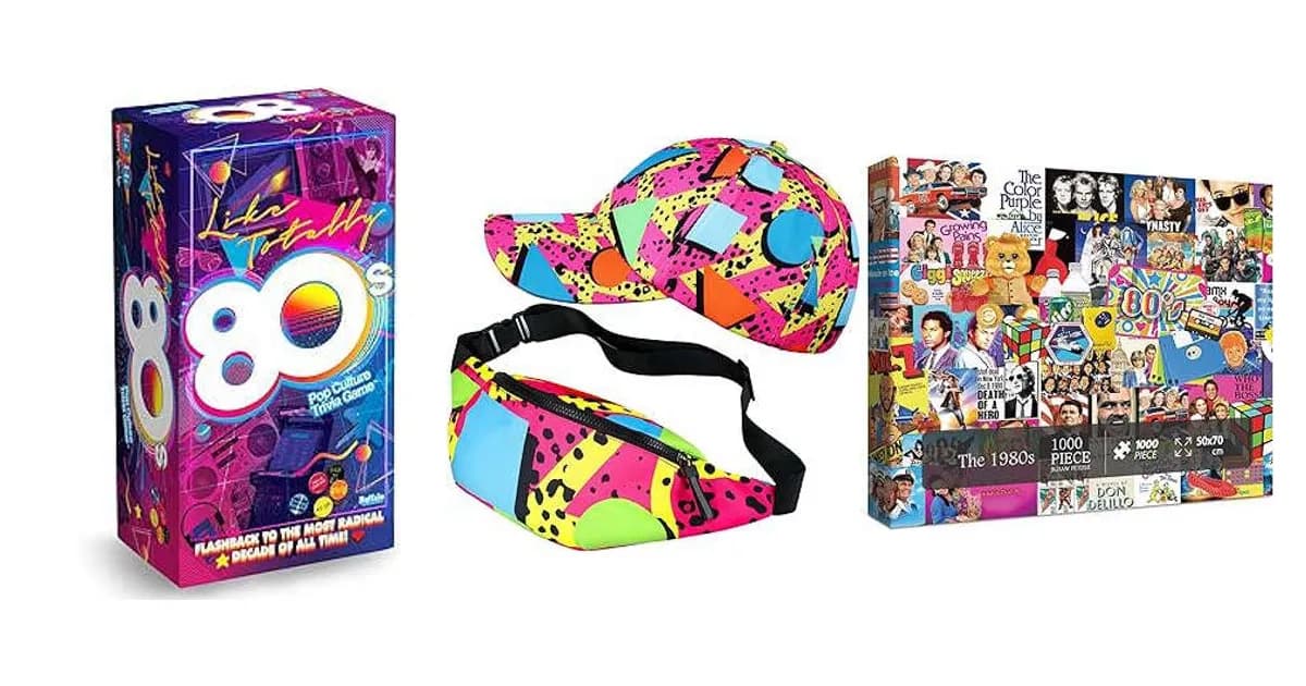 Image that represents the product page 80s Themed Gifts inside the category entertainment.