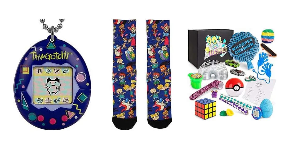 Image that represents the product page 90s Themed Gifts inside the category entertainment.