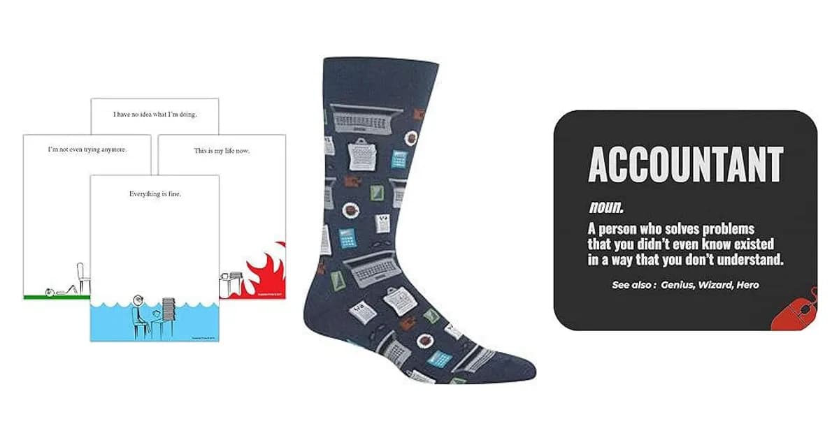 Image that represents the product page Accountant Gifts inside the category professions.