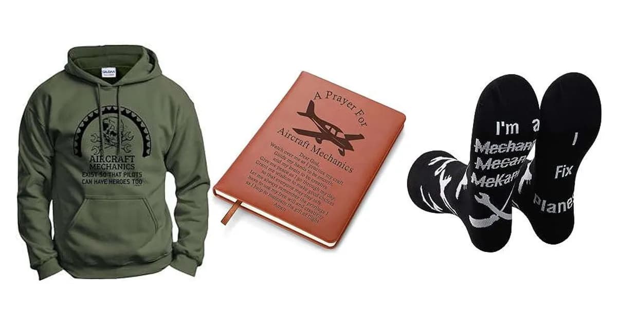 Image that represents the product page Aircraft Mechanic Gifts inside the category professions.