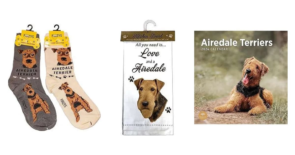 Image that represents the product page Airedale Terrier Gifts inside the category animals.
