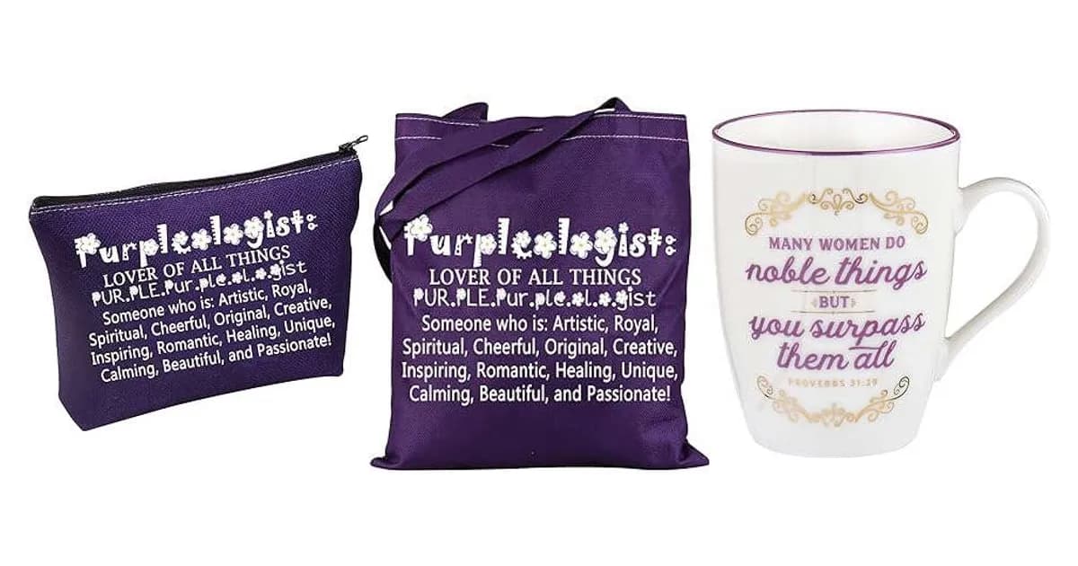 Image that represents the product page All Things Purple Gifts inside the category exceptional.