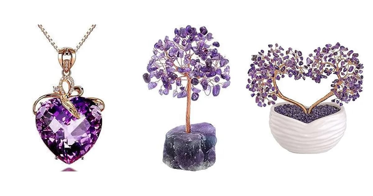 Image that represents the product page Amethyst Anniversary Gifts inside the category celebrations.