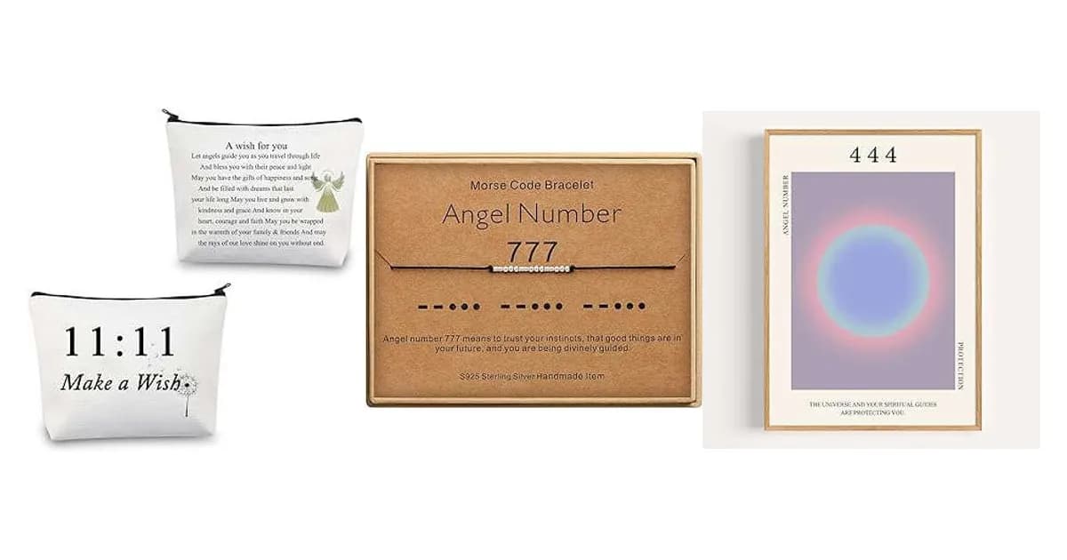 Image that represents the product page Angel Number Gifts inside the category occasions.