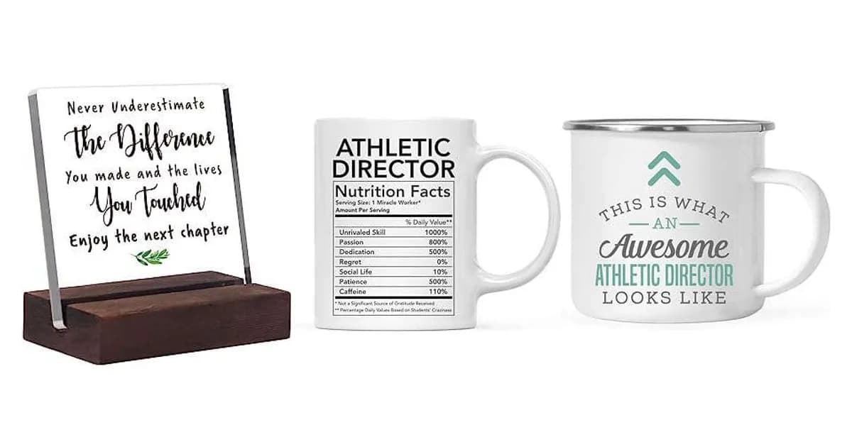 Image that represents the product page Athletic Director Gifts inside the category professions.