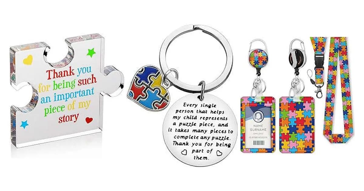 Image that represents the product page Autism Teacher Gifts inside the category thanks.