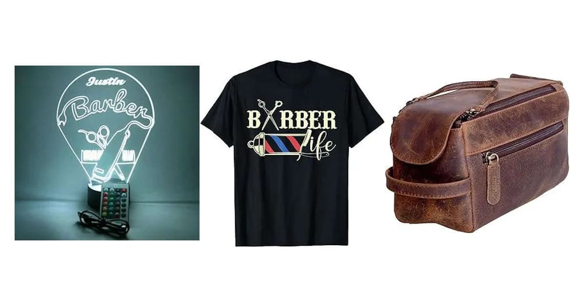 Image that represents the product page Barber Gifts For Him inside the category professions.