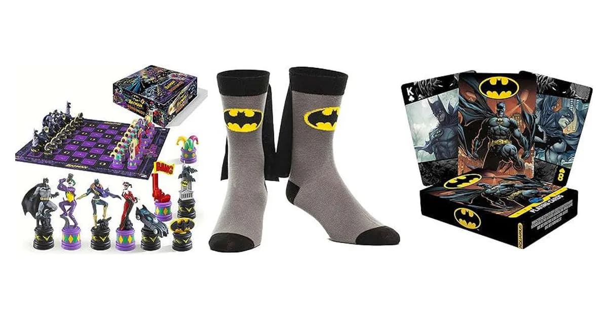 Image that represents the product page Batman Themed Gifts inside the category entertainment.