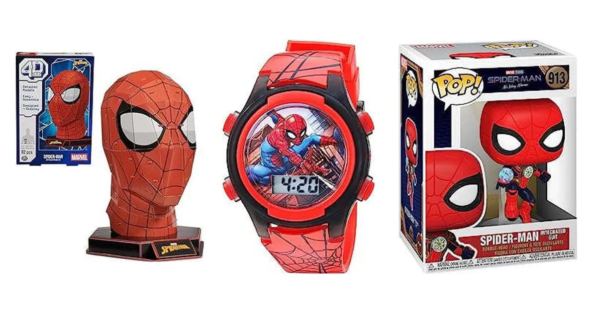 Image that represents the product page Best Spiderman Gifts inside the category entertainment.