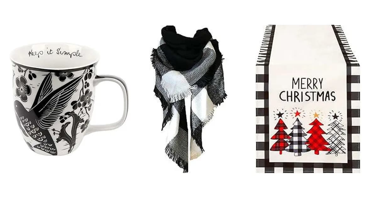 Image that represents the product page Black And White Gifts inside the category decoration.
