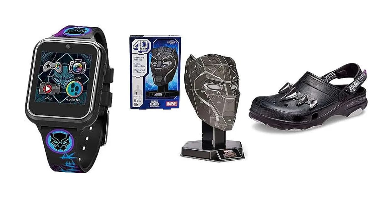 Image that represents the product page Black Panther Gifts inside the category entertainment.