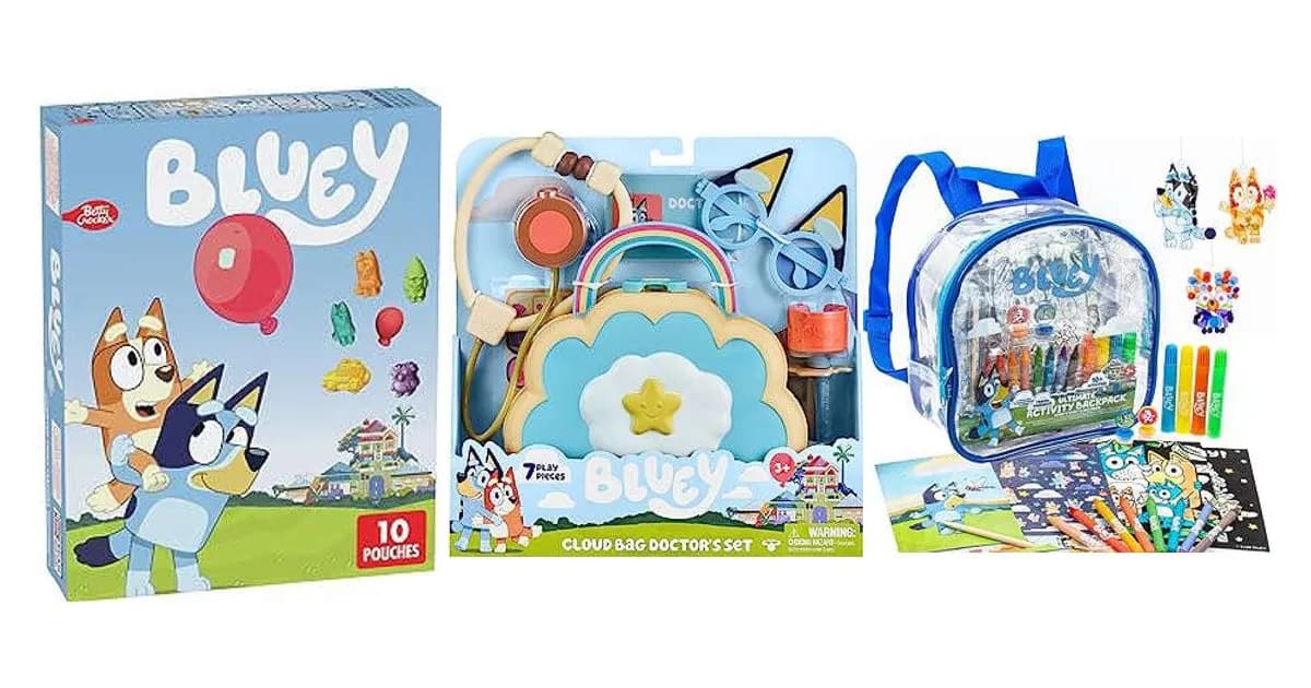 Image that represents the product page Bluey Birthday Gifts inside the category celebrations.