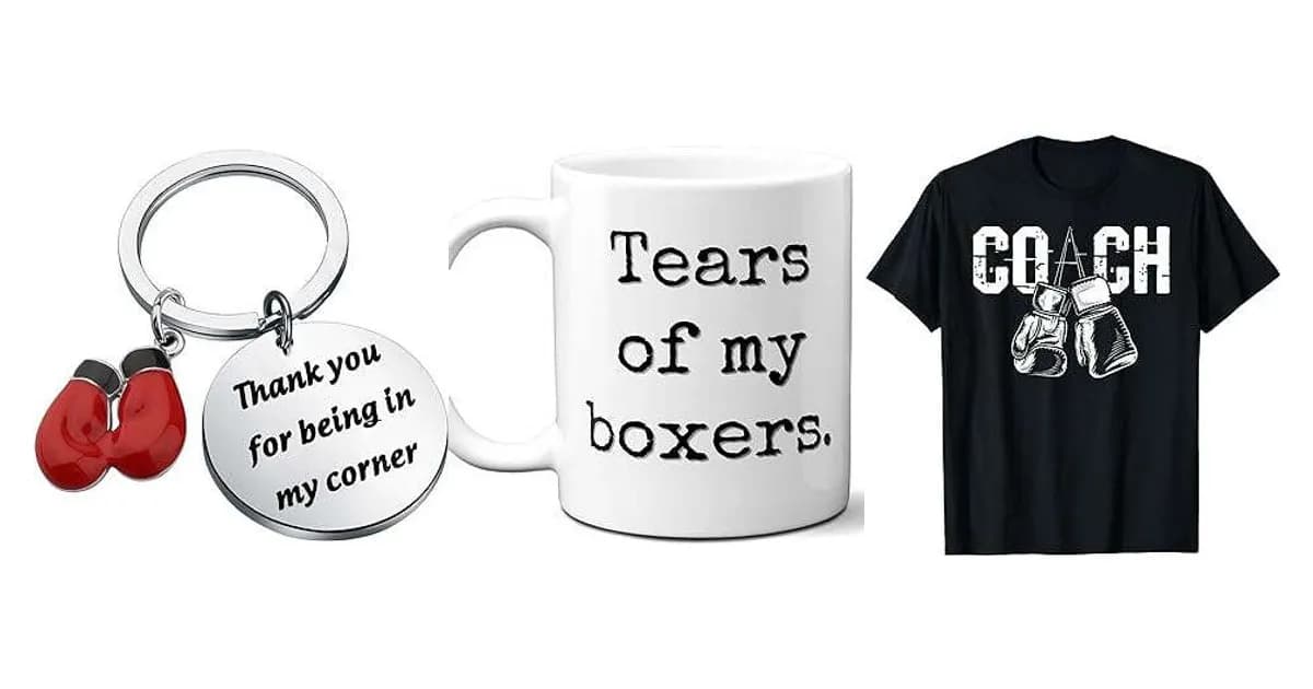 Image that represents the product page Boxing Coach Gifts inside the category professions.