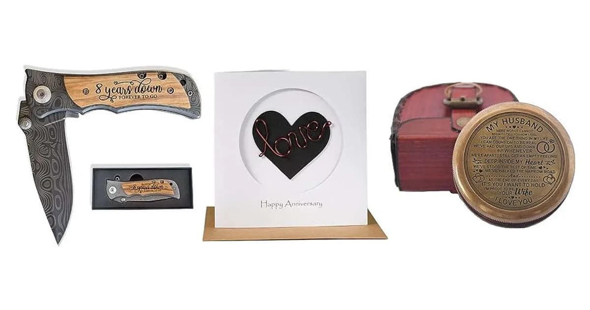 Image that represents the product page Bronze Anniversary Gifts For Him inside the category celebrations.