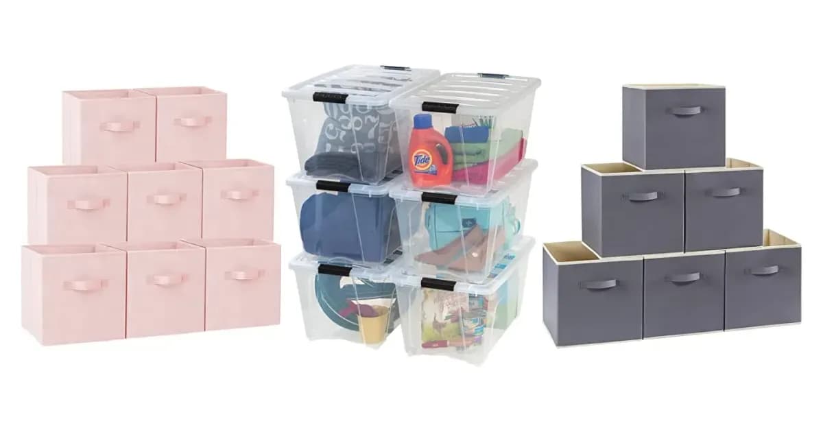 Image that represents the product page Storage Boxes inside the category house.