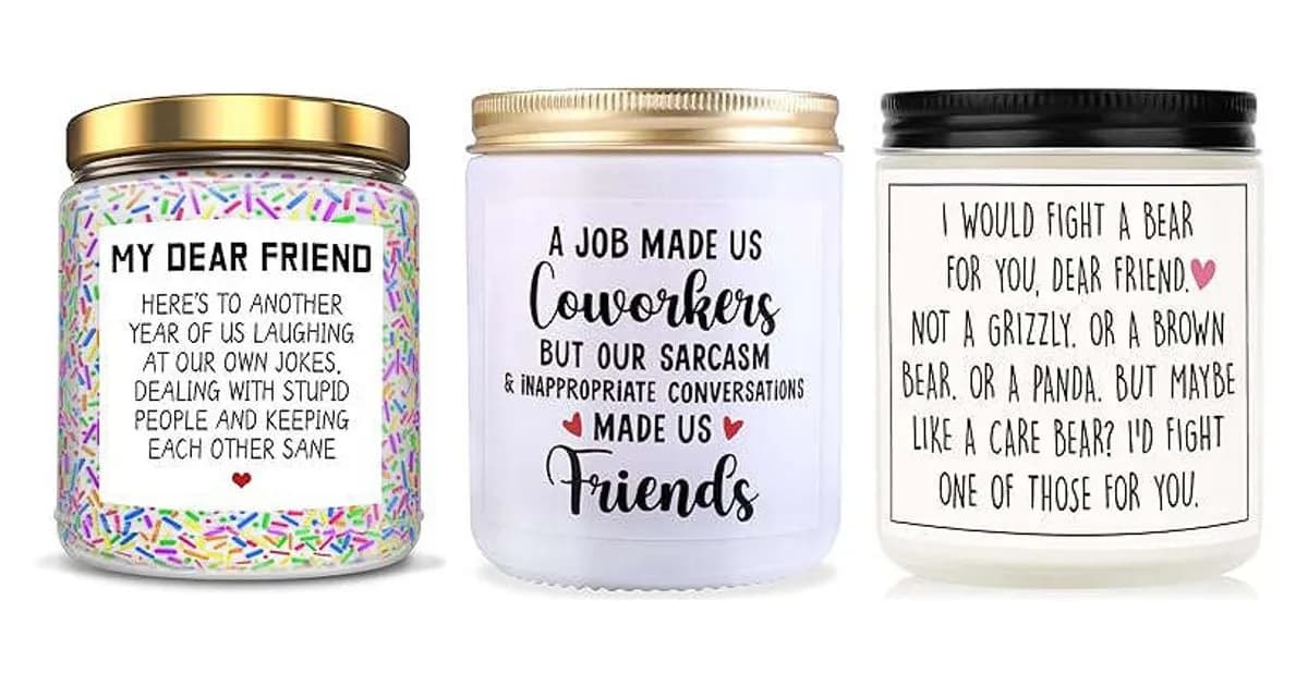 Candle Gifts For Friends