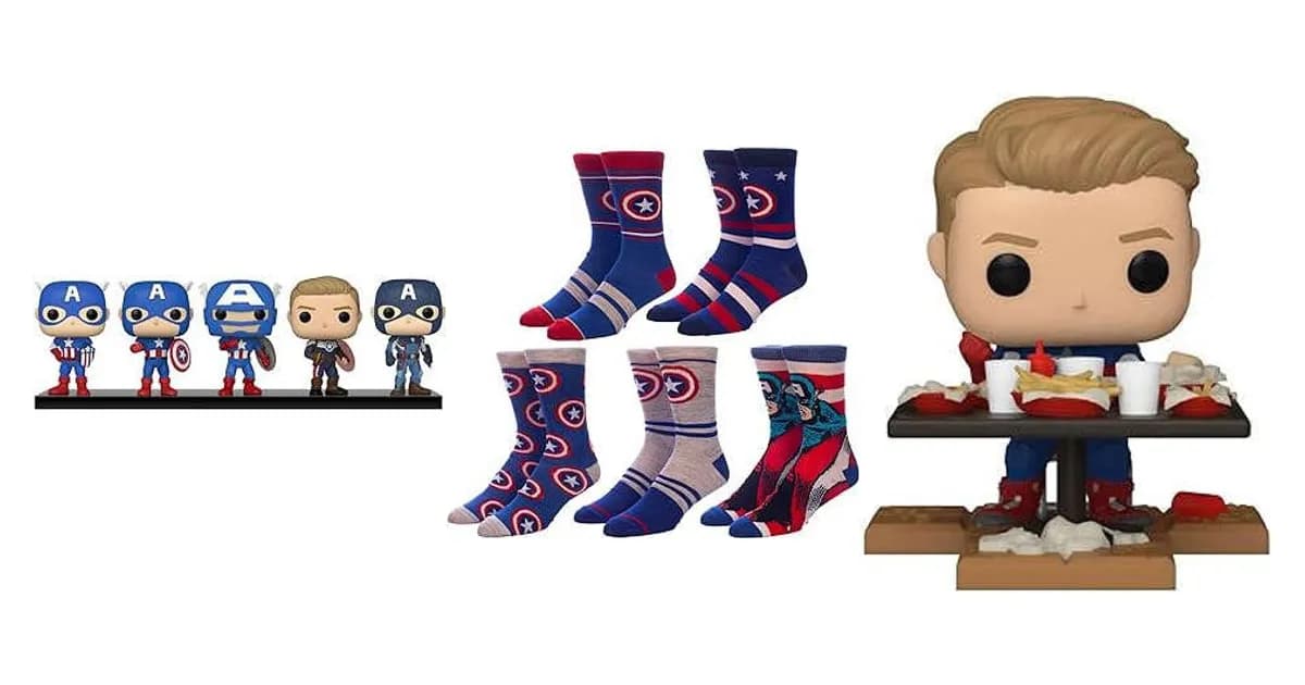 Image that represents the product page Captain America Gifts inside the category entertainment.