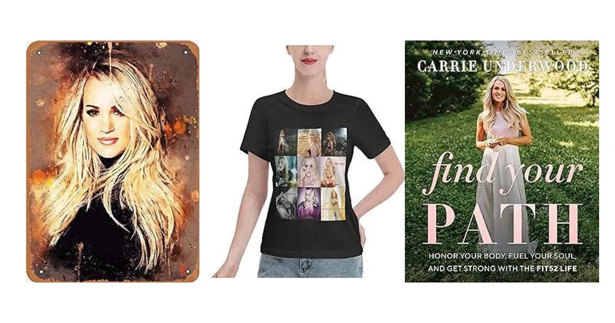 Image that represents the product page Carrie Underwood Gifts inside the category music.