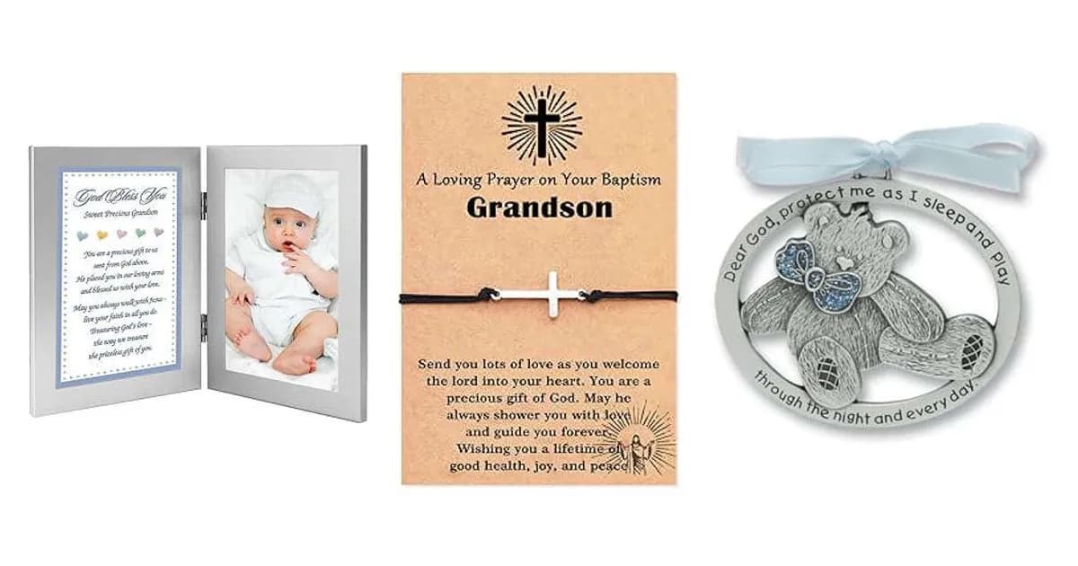 Image that represents the product page Christening Gifts For Grandson inside the category babies.