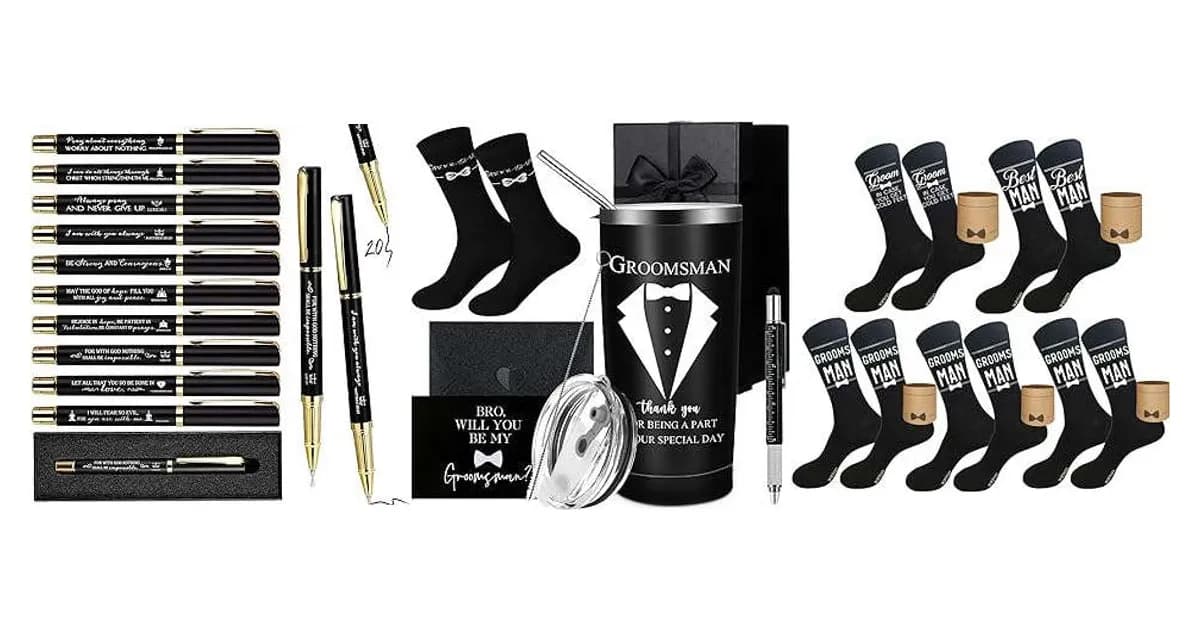 Image that represents the product page Christian Groomsmen Gifts inside the category celebrations.