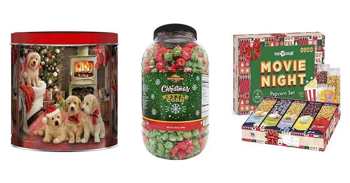 Image that represents the product page Christmas Popcorn Gifts inside the category festivities.