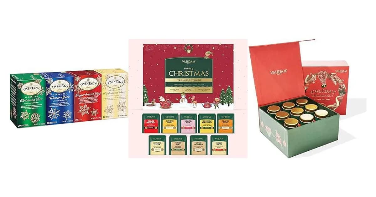 Image that represents the product page Christmas Tea Gifts inside the category festivities.