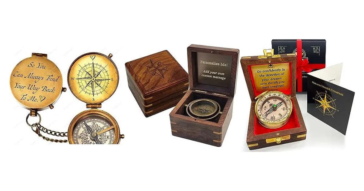 Image that represents the product page Compass Gifts For Him inside the category hobbies.