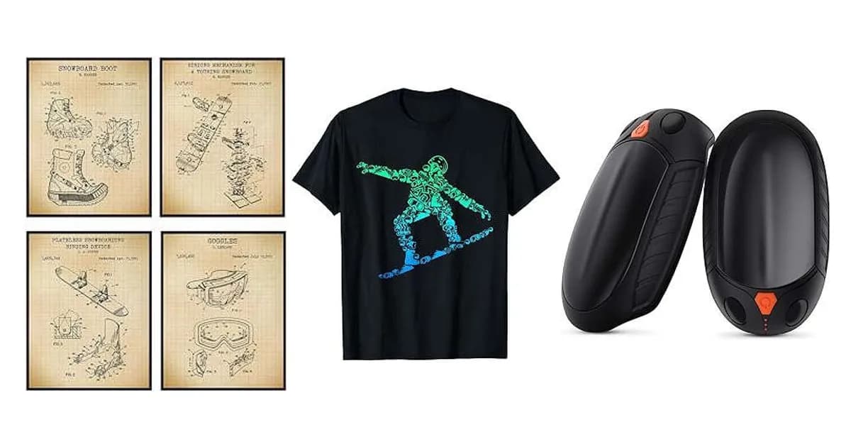 Image that represents the product page Cool Gifts For Snowboarders inside the category hobbies.