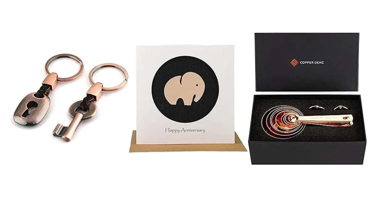 Image that represents the product page Copper Wedding Anniversary Gifts inside the category celebrations.