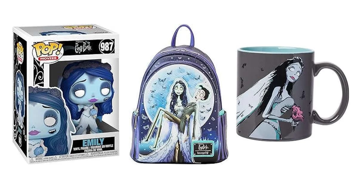 Image that represents the product page Corpse Bride Gifts inside the category celebrations.