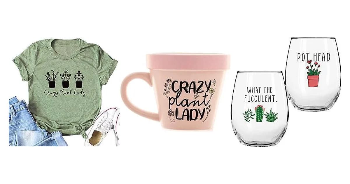 Image that represents the product page Crazy Plant Lady Gifts inside the category hobbies.
