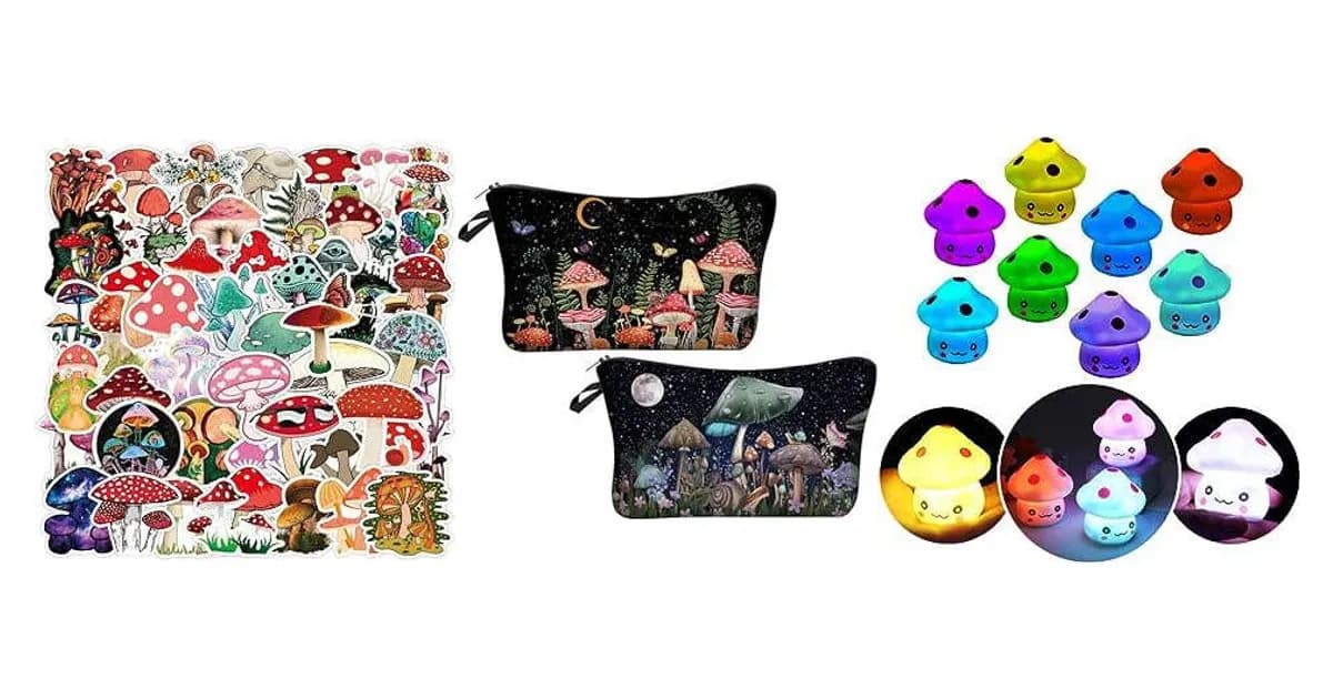 Image that represents the product page Cute Mushroom Gifts inside the category decoration.