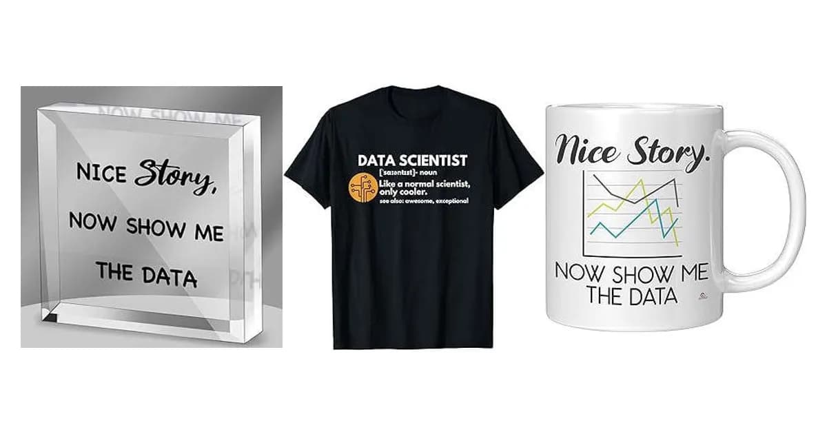 Image that represents the product page Data Scientist Gifts inside the category professions.