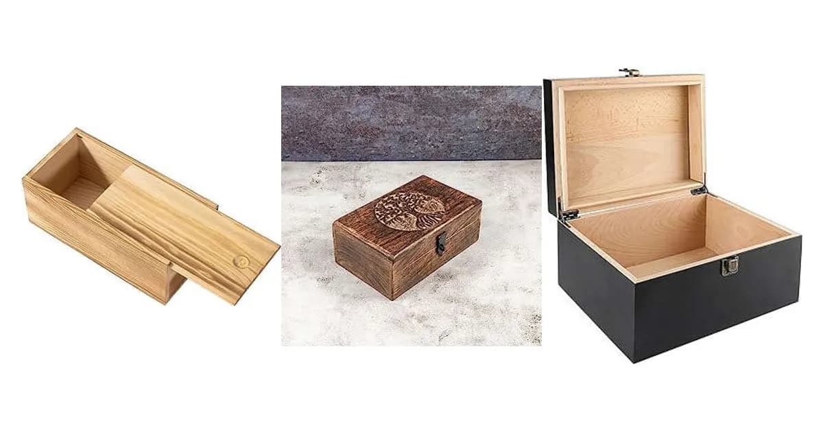 Image that represents the product page Decorative Wooden Boxes For Gifts inside the category decoration.