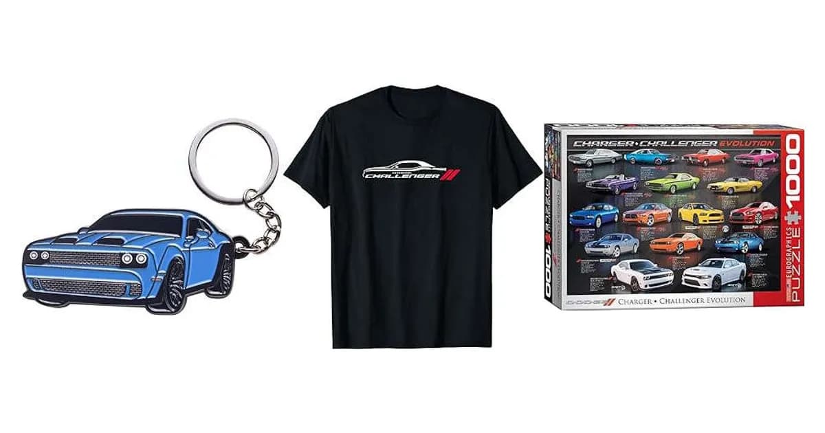 Image that represents the product page Dodge Challenger Gifts inside the category accessories.