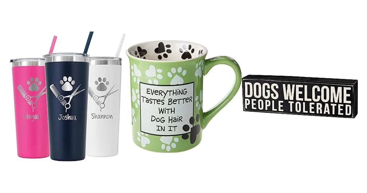Image that represents the product page Dog Groomer Gifts inside the category professions.