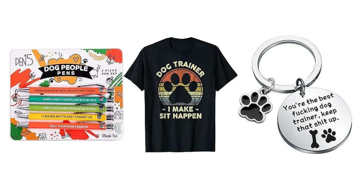 Image that represents the product page Dog Trainer Gifts inside the category professions.