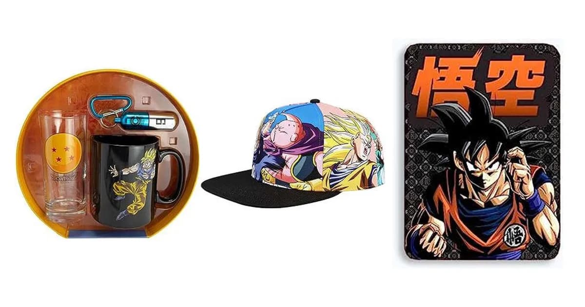 Image that represents the product page Dragon Ball Z Gifts For Adults inside the category entertainment.