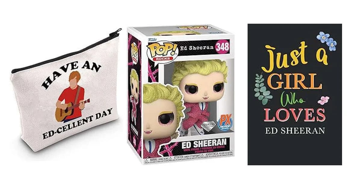 Image that represents the product page Ed Sheeran Gifts inside the category music.