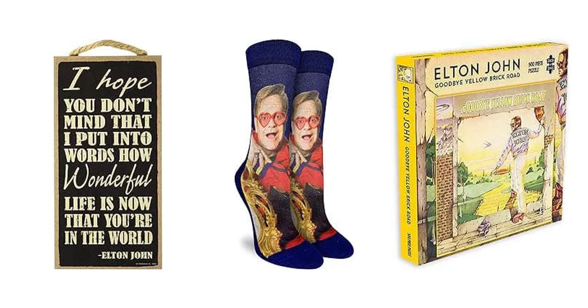 Image that represents the product page Elton John Gifts inside the category music.