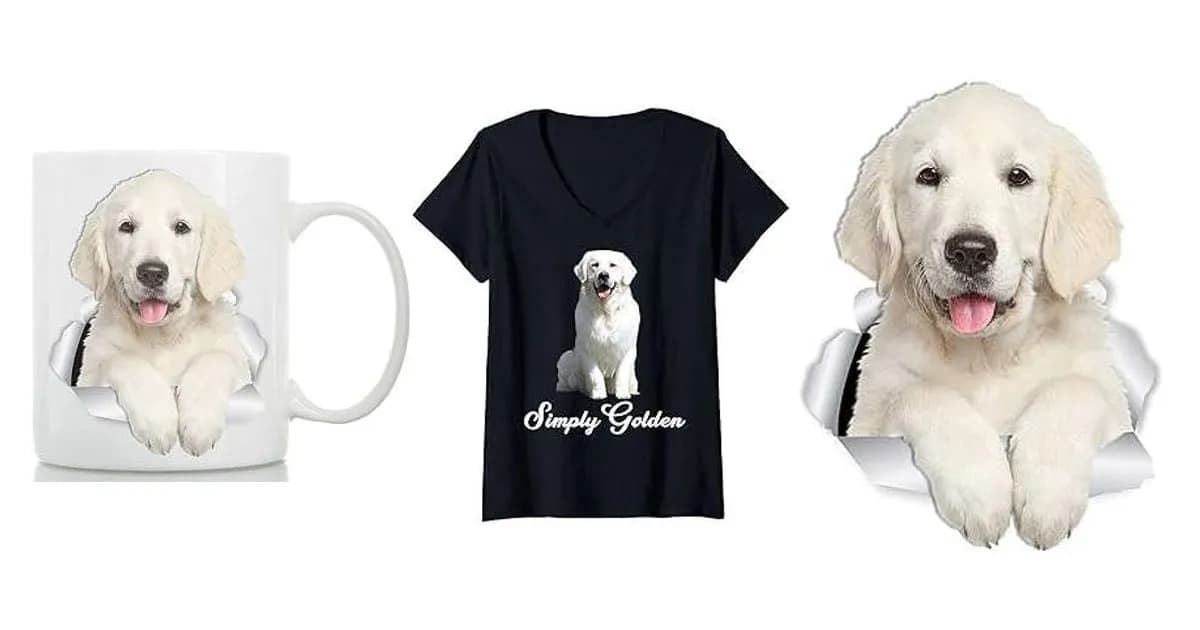 Image that represents the product page English Cream Golden Retriever Gifts inside the category animals.
