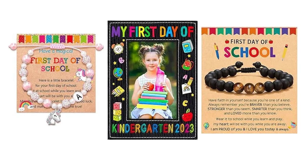 Image that represents the product page First Day Of School Gifts inside the category occasions.