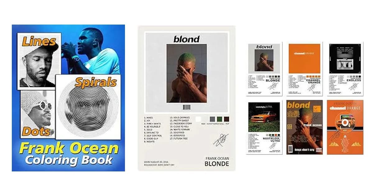 Image that represents the product page Frank Ocean Gifts inside the category music.