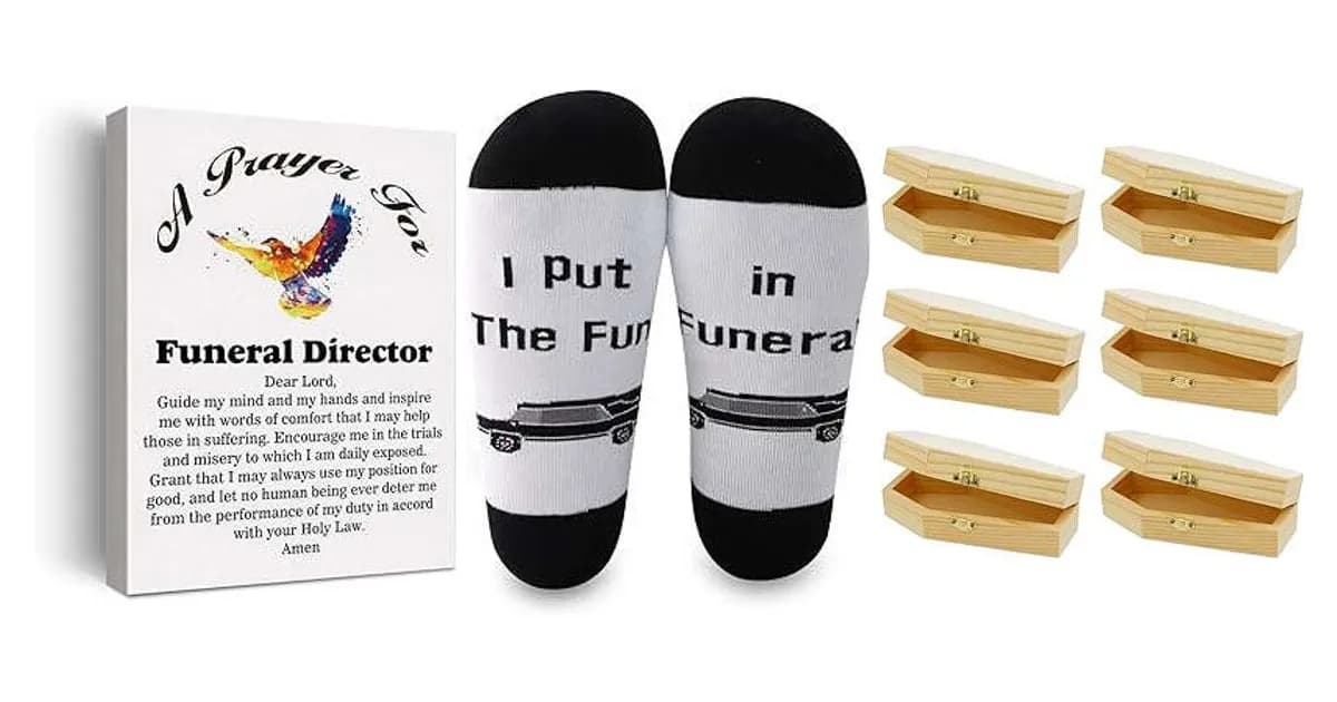 Image that represents the product page Funeral Director Gifts inside the category professions.